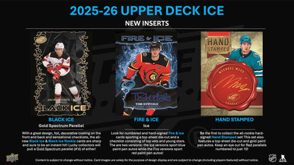 2025/26 Upper Deck Ice Hockey Hobby 8 Box Case
