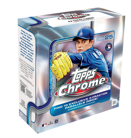 2025 Topps Chrome Baseball Mega 20 Box Case