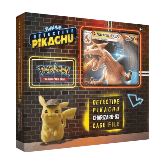 Pokémon Detective Pikachu: Charizard GX case file (seal tear)
